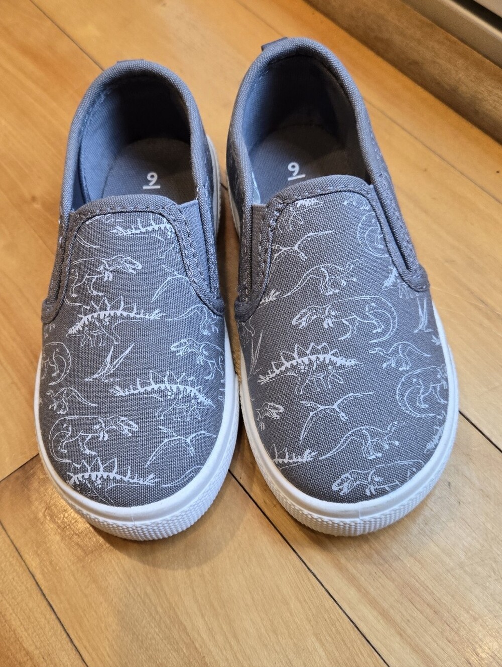 Carters- Toddler Size 9- Grey Dini Print